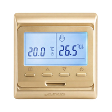 Программируемый терморегулятор In-Therm E51.716 Золотой