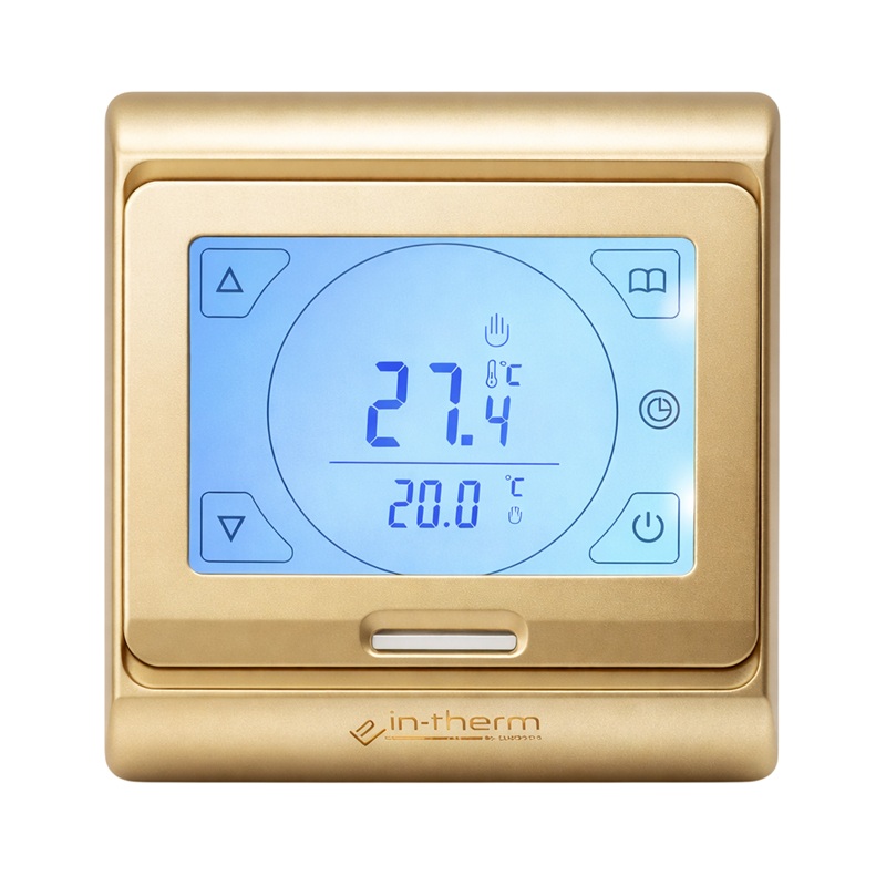 Программируемый терморегулятор In-Therm RTC E91.716 Gold фото 1