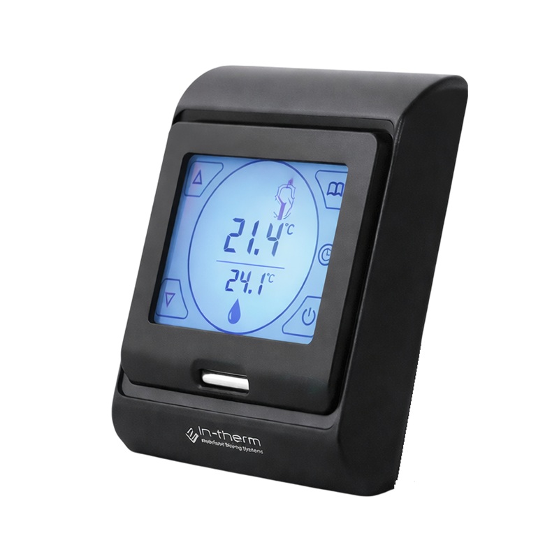 Программируемый терморегулятор In-therm RTC E91.716 Черный Матовый фото 4