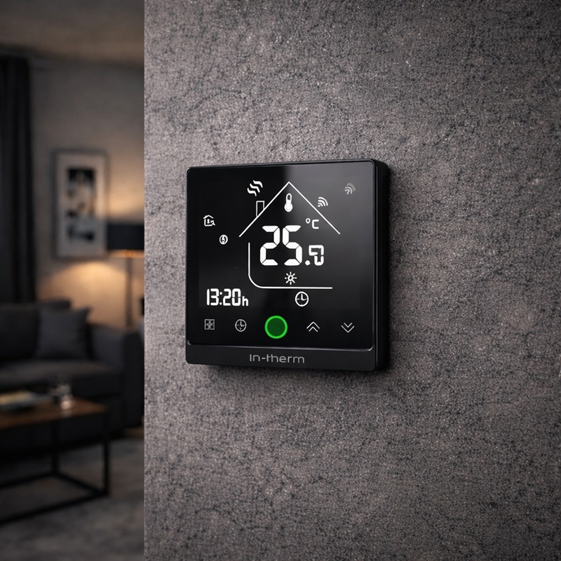 Wi-Fi Терморегулятор In-Therm PWT-002 Double Black фото 2