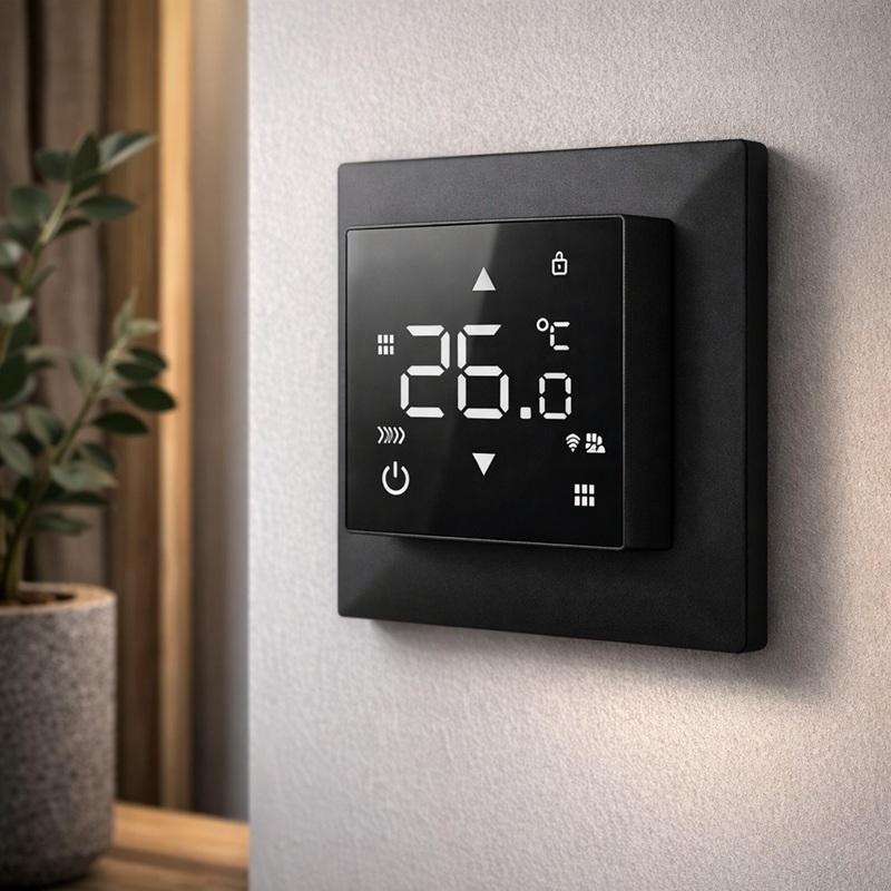 Wi-Fi Терморегулятор In-Therm PWT 516 Чорний матовий фото 3