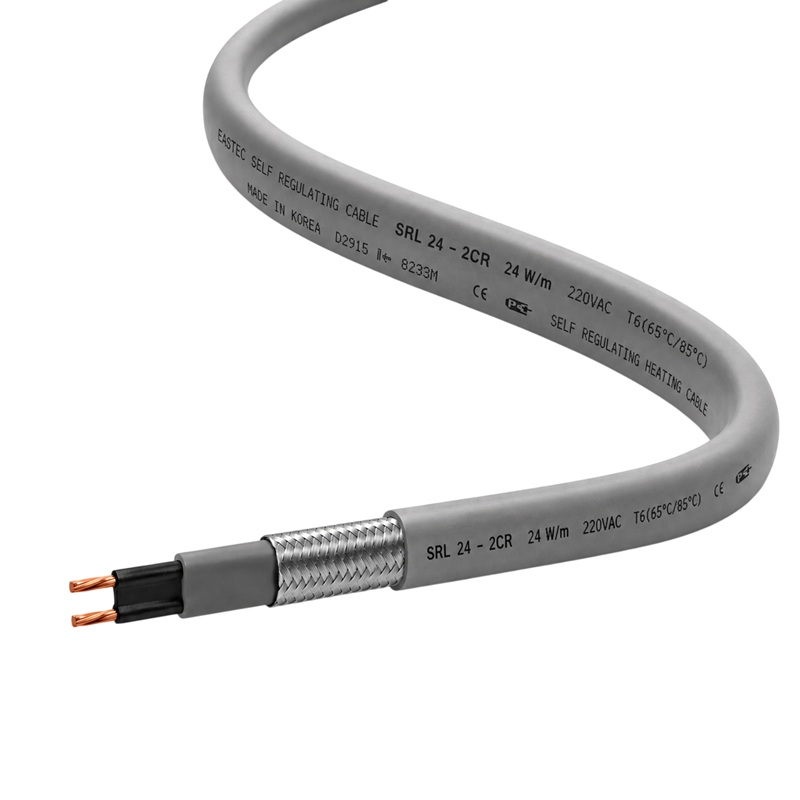 Саморегулирующийся кабель In-Therm SRL 24 - 2CR - 4 м, экран фото 1