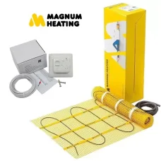 Нагрівальний мат під плитку Magnum mat 1 м² + механічний терморегулятор RTC 70
