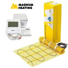 Нагревательный мат под плитку Magnum mat 1 м² + программируемый терморегулятор E51.716