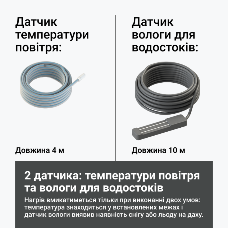 Терморегулятор Terneo Sneg з датчиком вологи Vol фото 5