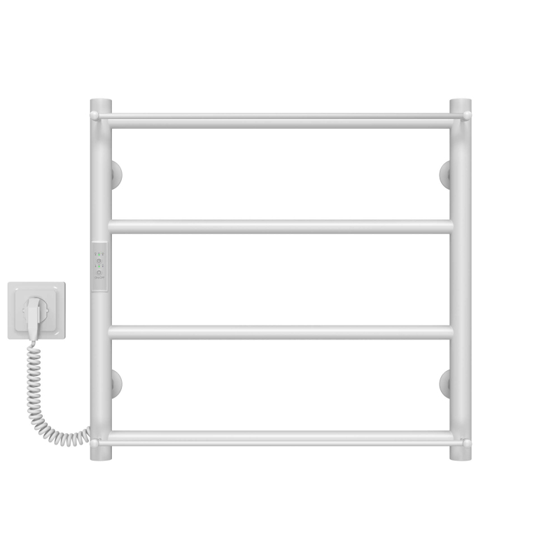 Рушникосушарка електрична Ladder П4 400х500 Deffi нержавіюча сталь (Білий, WD03, Ліве підключення) фото 1
