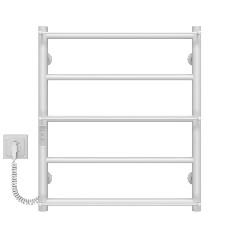 Рушникосушарка електрична Ladder П5 500х600 Deffi нержавіюча сталь (Білий, WD03, Ліве підключення) фото 1