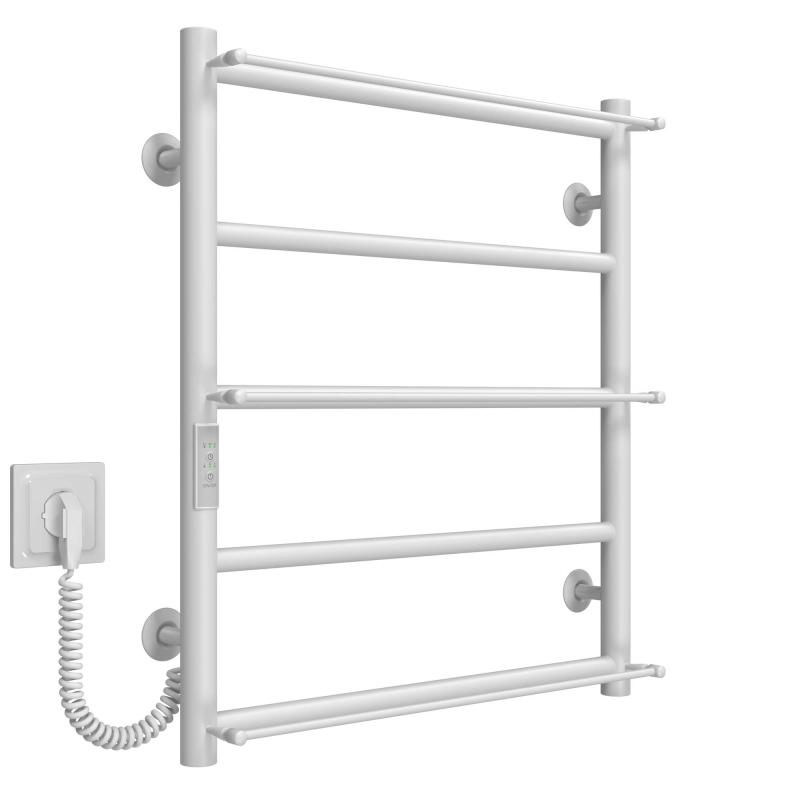 Рушникосушарка електрична Ladder П5 500х600 Deffi нержавіюча сталь (Білий, WD03, Ліве підключення) фото 2