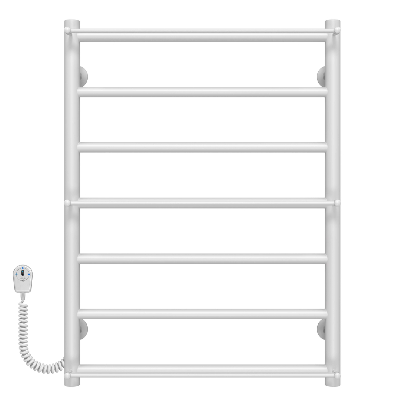 Рушникосушарка електрична Ladder П7 500х700 Deffi нержавіюча сталь (Білий, EF16, Ліве підключення) фото 1
