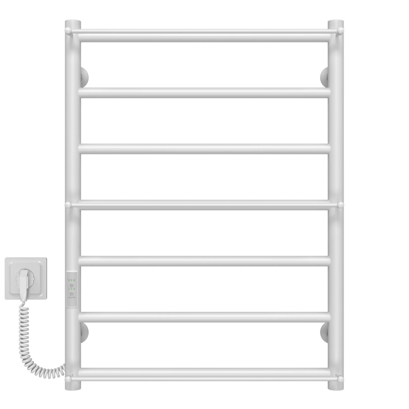 Рушникосушарка електрична Ladder П7 500х700 Deffi нержавіюча сталь (Білий, WD03, Ліве підключення) фото 1