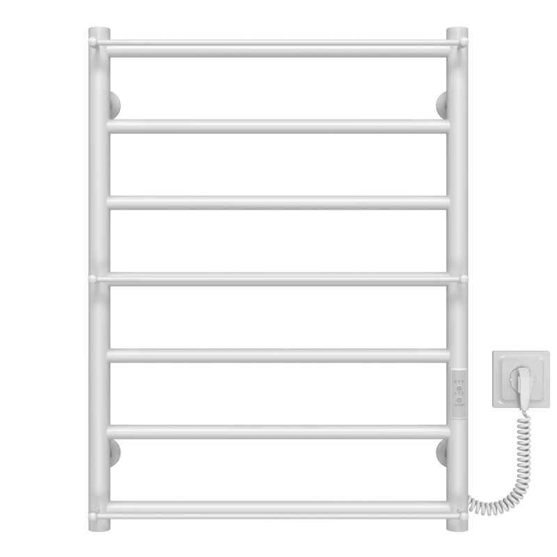 Рушникосушарка електрична Ladder П7 500х700 Deffi нержавіюча сталь (Білий, WD03, Праве підключення) фото 1