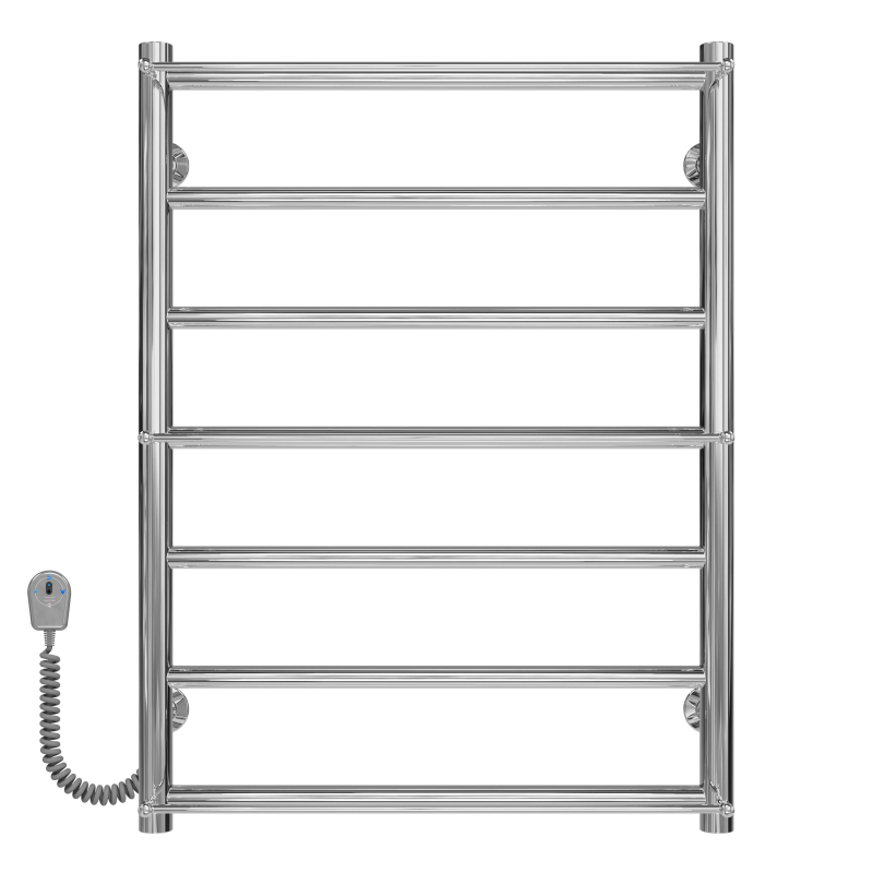 Рушникосушарка електрична Ladder П7 500х700 Deffi нержавіюча сталь (Хром, EF16, Ліве підключення) фото 1
