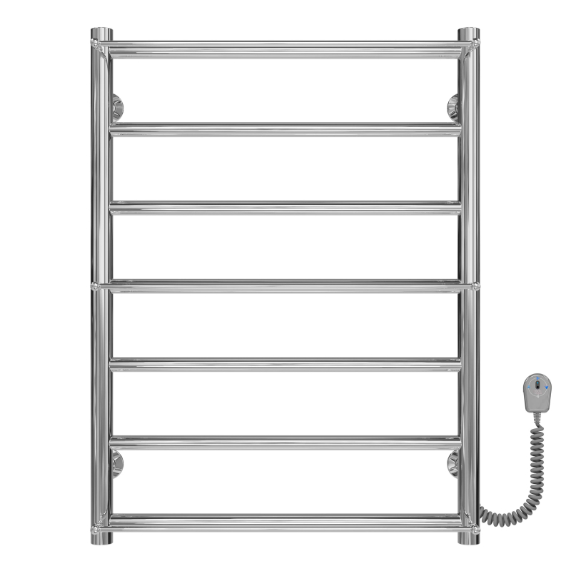 Рушникосушарка електрична Ladder П7 500х700 Deffi нержавіюча сталь (Хром, EF16, Праве підключення) фото 1