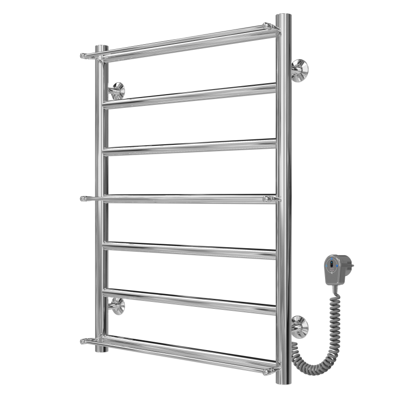 Рушникосушарка електрична Ladder П7 500х700 Deffi нержавіюча сталь (Хром, EF16, Праве підключення) фото 2