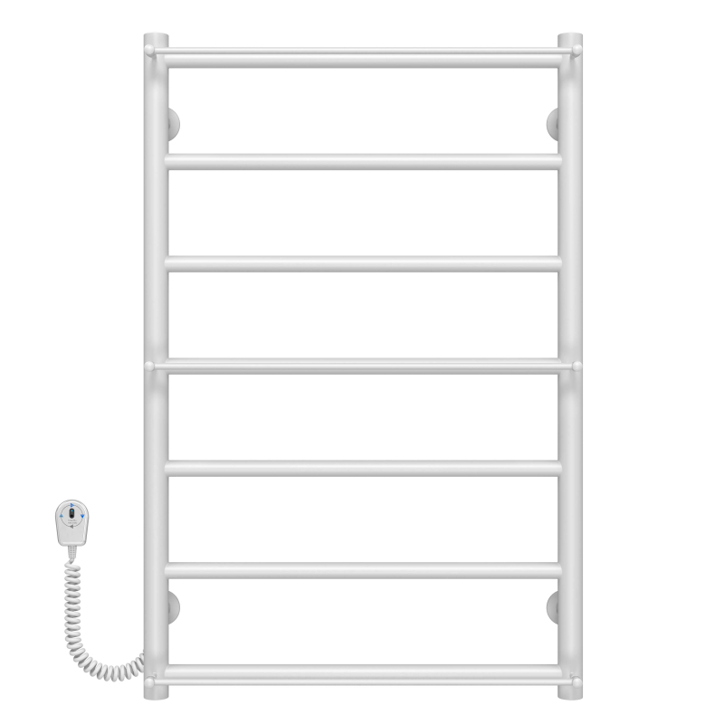 Рушникосушарка електрична Ladder П7 500х800 Deffi нержавіюча сталь (Білий, EF16, Ліве підключення) фото 1