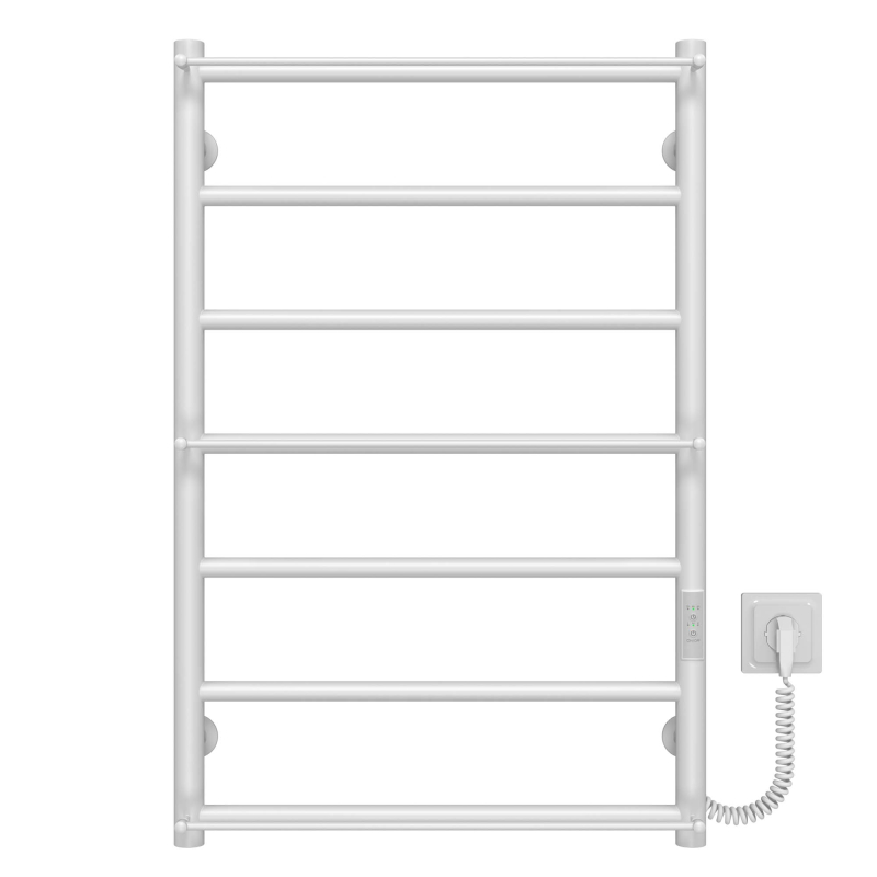 Рушникосушарка електрична Ladder П7 500х800 Deffi нержавіюча сталь (Білий, WD03, Праве підключення) фото 1