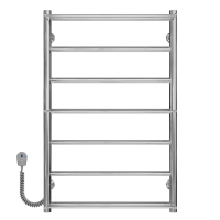 Рушникосушарка електрична Ladder П7 500х800 Deffi нержавіюча сталь (Хром, EF16, Ліве підключення)