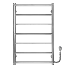 Полотенцесушитель электрический Ladder П7 500х800 Deffi нержавеющая сталь (Хром, EF16, Правое подключение)