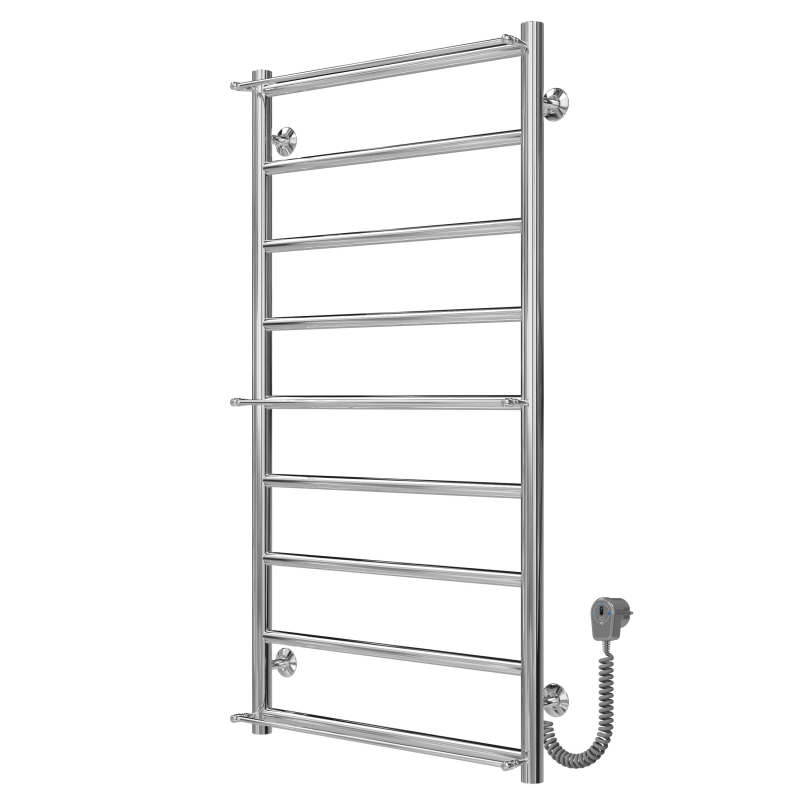 Рушникосушарка електрична Ladder П9 500х1000 Deffi нержавіюча сталь (Хром, EF16, Праве підключення) фото 2