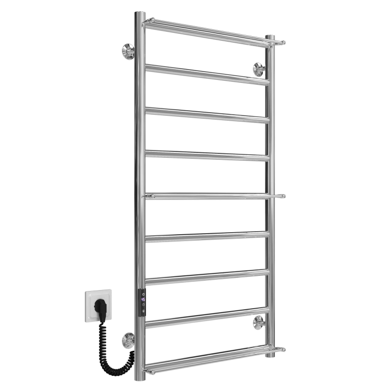 Рушникосушарка електрична Ladder П9 500х1000 Deffi нержавіюча сталь (Хром, JD03, Ліве підключення) фото 2