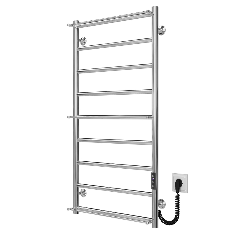Рушникосушарка електрична Ladder П9 500х1000 Deffi нержавіюча сталь (Хром, JD03, Праве підключення) фото 2