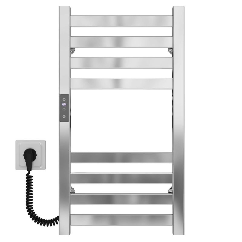 Рушникосушарка електрична Magnus П8 200х600 Deffi нержавіюча сталь (Хром, JD04, Ліве підключення) фото 1
