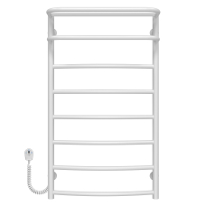 Полотенцесушитель электрический Отель П8 500х900 Deffi нержавеющая сталь (Белый, EF16, Левое подключение)