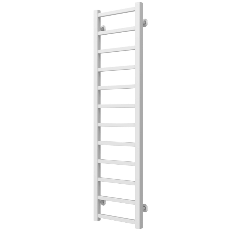 Полотенцесушитель водяной Forest П12 300х1200 Deffi нержавеющая сталь (Белый, Нижнее подключение) фото 2