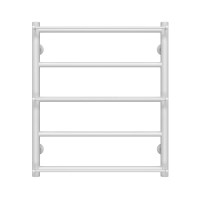 Рушникосушарка водяна Ladder П5 500х600 Deffi нержавіюча сталь (Білий, Бокове праве підключення)