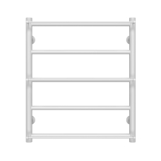 Рушникосушарка водяна Ladder П5 500х600 Deffi нержавіюча сталь (Білий, Бокове праве підключення)