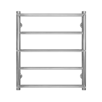 Рушникосушарка водяна Ladder П5 500х600 Deffi нержавіюча сталь (Хром, Бокове праве підключення)