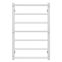Рушникосушарка водяна Ladder П7 500х800 Deffi нержавіюча сталь (Білий, Бокове праве підключення)