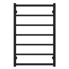Полотенцесушитель водяной Ladder П7 500х800 Deffi нержавеющая сталь (Черный, Боковое правое подключение)