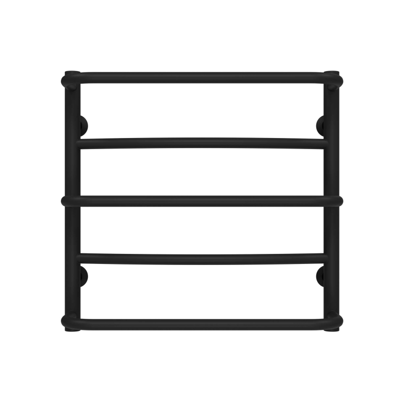 Рушникосушарка водяна Аквамікс П5 400х500 Deffi нержавіюча сталь (Чорний, Нижнє підключення) фото 1