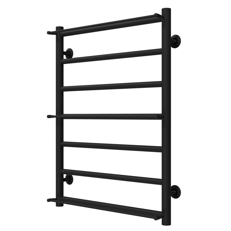 Рушникосушарка водяна Ladder П7 500х700 Deffi нержавіюча сталь (Чорний, Нижнє підключення) фото 2