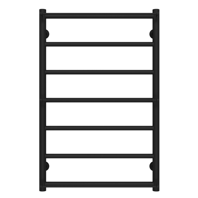 Рушникосушарка водяна Ladder П7 500х800 Deffi нержавіюча сталь (Чорний, Нижнє підключення) фото 1