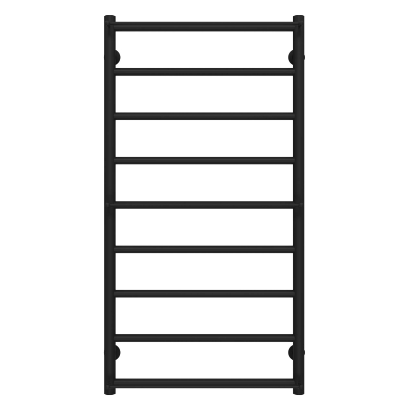 Рушникосушарка водяна Ladder П9 500х1000 Deffi нержавіюча сталь (Чорний, Бокове ліве підключення) фото 1