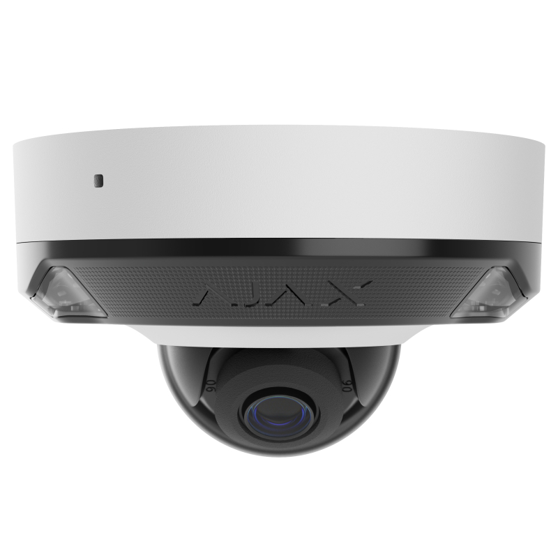 Проводная охранная IP-камера Ajax DomeCam Mini HL (5 Mp/2,8 mm) White (126253.217.WH1) фото 1
