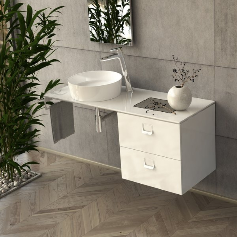 Тумба под умывальник Ravak SD Comfort 600 белая фото 11