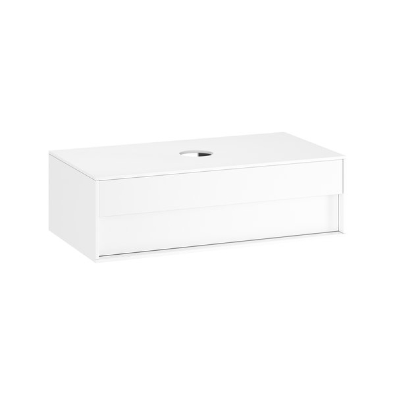 Тумба под умывальник Ravak Step 1000 белая фото 6