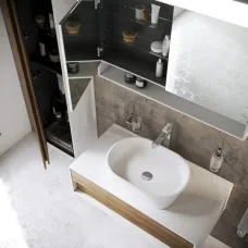Зеркальный шкаф Ravak Step MC 1000 белый