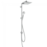 Crometta E240 1 jet Showerpipe Reno EcoSmart Душевая система (верх. душ 240*240мм), хром