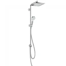 Crometta E240 1 jet Showerpipe Reno EcoSmart Душевая система (верх. душ 240*240мм), хром