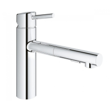 Смеситель кухонный с выдвижным изливом Grohe Concetto, хром (30273001)