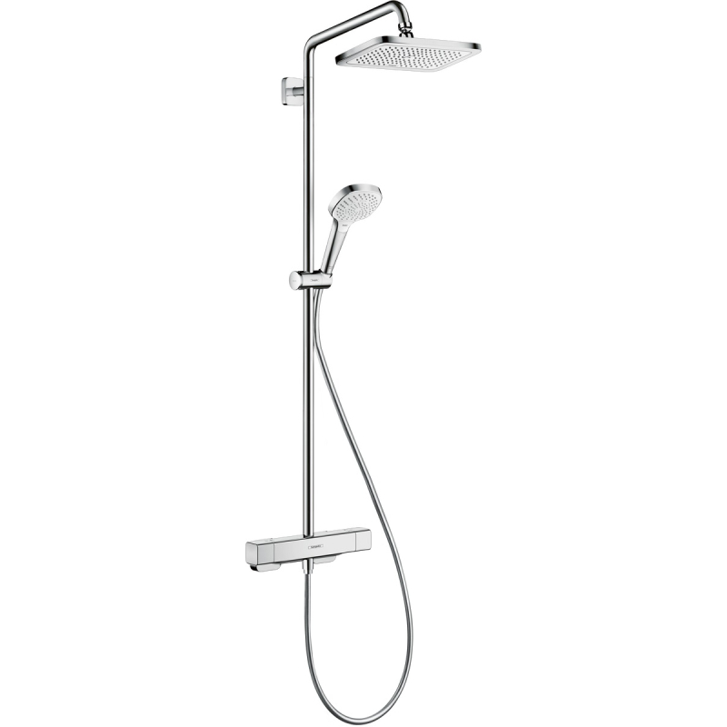 Croma E Showerpipe 280 1jet Душова система зовнішнього монтажу з термостатом, хром фото 1