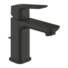 Смеситель для раковины с донным клапаном Grohe Cubeo S-Size, черный матовый (1016942430)