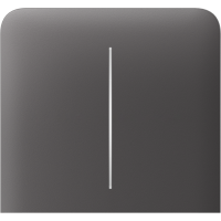 Боковая кнопка для двухклавишного выключателя Ajax SideButton (2-gang) vertical Grey