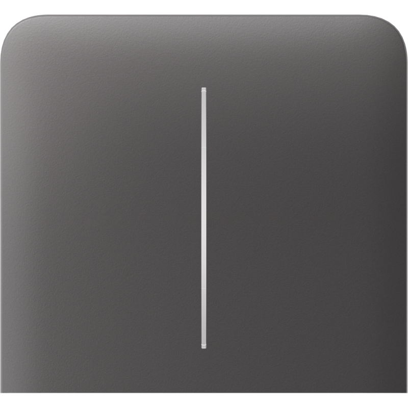 Бічна кнопка для двоклавішного вимикача Ajax SideButton (2-gang) vertical Grey фото 1
