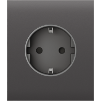 Центральная панель для встроенной розетки Ajax CenterCover (basic) Grey