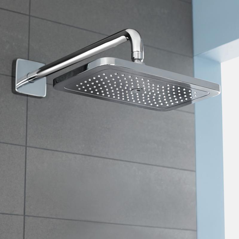 Croma E 280 1jet Верхний душ прямоугольный 280*170 мм, хром фото 3